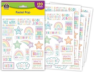Teacher Created Resources Pastel Pop Stickers