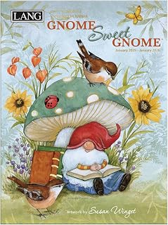 LANG Gnome Sweet Gnome 2025 Monthly Pocket Planner (25991003191)