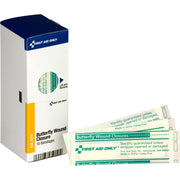 American Red Cross Butterfly Wound Closure by First Aid Only – Small, Plastic, White, Model FAE-5010