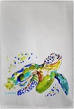 Betsydrake GT1170 20 x 20 in. Baby Sea Turtle Guest Towel