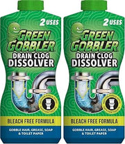 Green Gobbler Drain Clog Dissolver, Drain Opener-Cleaner,Toilet Clog Remover, 31 oz (Pack of 2)