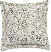 Michael Amini Moonbeam Powell Brown Square Pillow Set of 2 with Soft 100% Polyester Fabric and Durable Construction for Comfortable Home Decor and Stylish Living Spaces