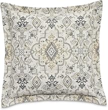 Michael Amini Moonbeam Powell Brown Square Pillow Set of 2 with Soft 100% Polyester Fabric and Durable Construction for Comfortable Home Decor and Stylish Living Spaces