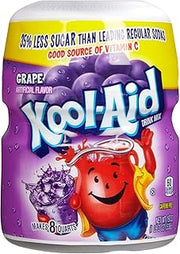 Kool-Aid Sugar-sweetened Grape Powdered Soft Drink Mix, 19 O, 19 OZ