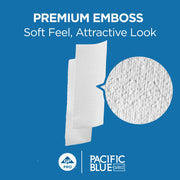 Pacific Blue Select by Georgia-Pacific PRO Multifold Premium 2-Ply Paper Towels – White, 3.2” Folded Width, 125 Towels Per Pack, 16 Packs Per Case, 21000