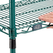 Utility Cart by Nexel – Steel, Green Epoxy, Model 1824N2G
