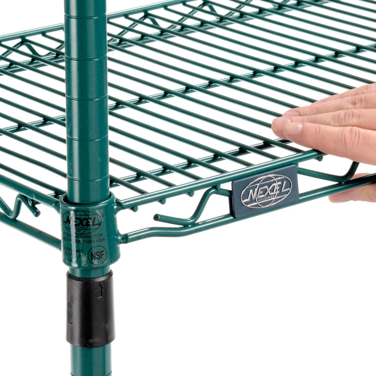 Utility Cart by Nexel – Steel, Green Epoxy, Model 1824N2G