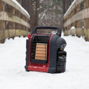9,000 BTU Portable Buddy Radiant Propane Heater by Mr. Heater – 9000, Steel and plastic, Red, Model F232000