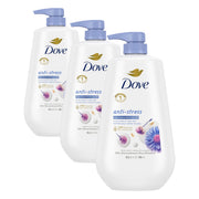 Dove 30.6 Fl Oz (Pack of 3) / Chamomile / Púrpura Body Washes