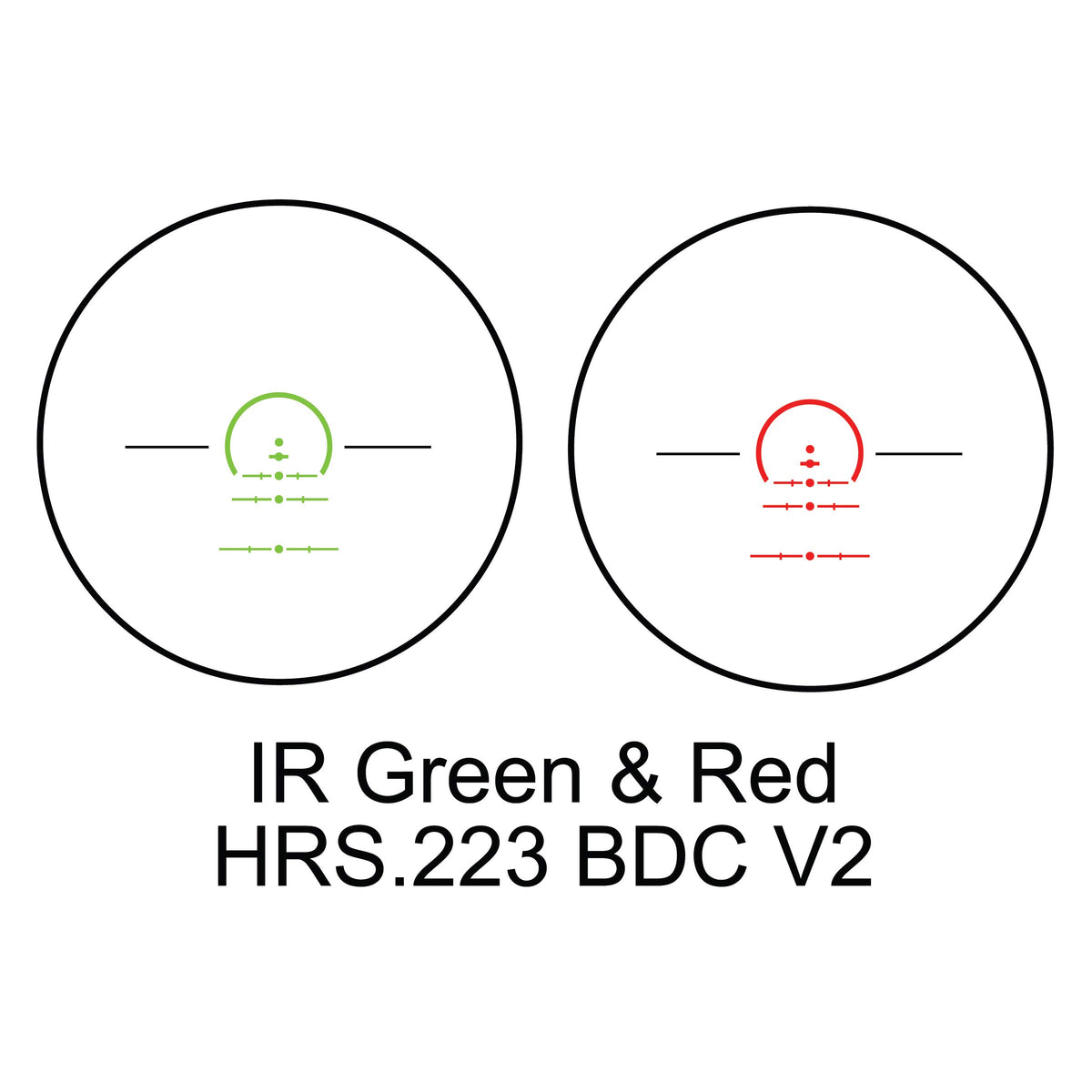 1-8x24 Rifle Scope with Red and Green Illuminated .223 BDC Reticle by Barska – One Size, Metal, Black, Model AC13326