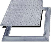 Aluminum Diamond Plate Floor Door - No Hinge, 24x24
