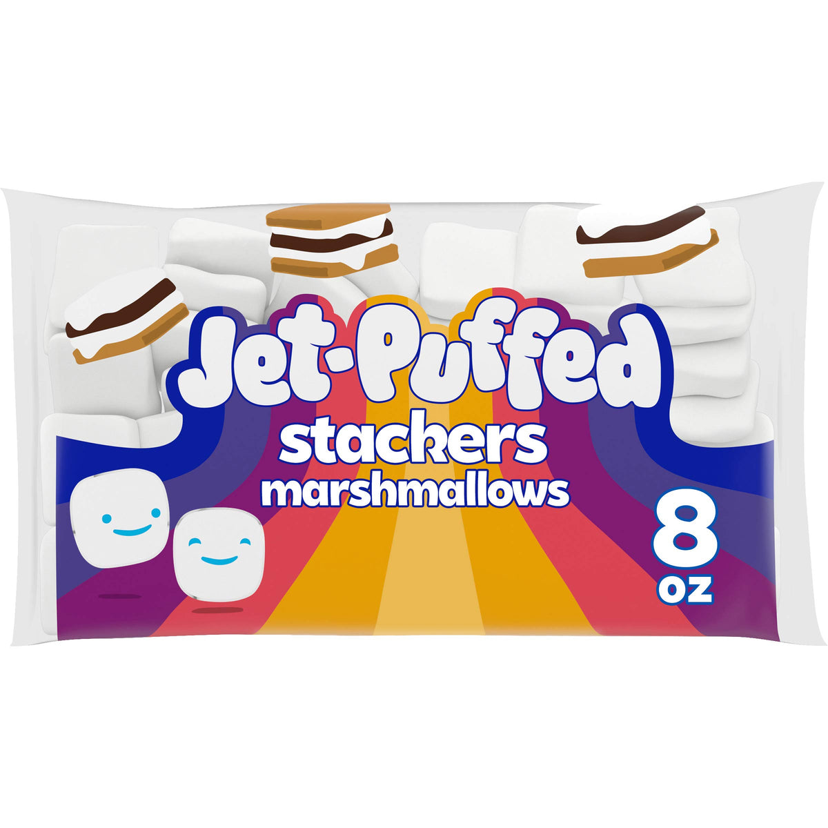 Stacker Marshmallows (8 oz Bag) by Jet-Puffed – 8 Ounce (Pack of 1), Model 10600699001066