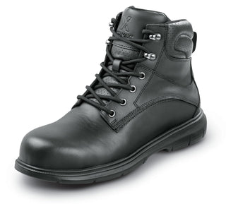 Mens 6 Black Newberg MaxTRAX Steel Toe SRO Boot 12.0 EW by SR Max – 12 X-Wide, Leather, Black, Model 5300