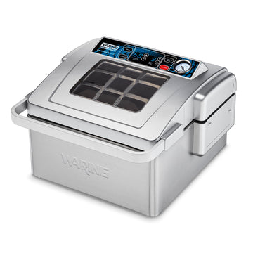 Chamber Vacuum Sealer with 2 Gallon Capacity by Waring – 2 Gallon Bag Capacity, Stainless Steel, Silver, Model WCV300
