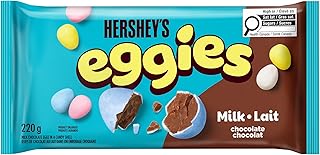 HERSHEY'S EGGIES Milk Chocolate Candy Coated Eggs, 220g
