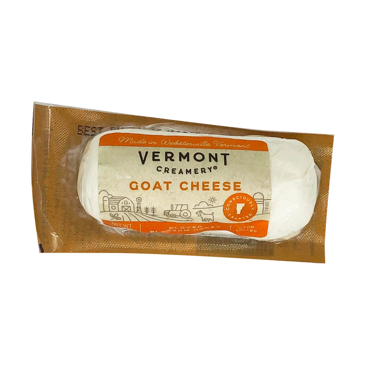 Honey Chevre 4oz by Vermont Creamery – 4 Ounce (Pack of 1), Model 0011826100201
