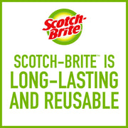 Scotch-Brite Dobie All Purpose Cleaning Pads – Non-Scratch Dish Sponge with Durable Nylon Mesh for Kitchen and Household Cleaning – 4.3" x 2.6" x 0.5", 24-Pack