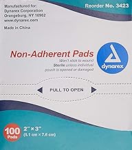 Dynarex Non-Adherent Pad, Sterile, 2x3, Box/100