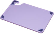 Allergen Saf-T-Grip Cutting Board With Molded-In Ruler by San Jamar – 6"L x 9"W, Proprietary Blend, Purple, Model CBG6938PR