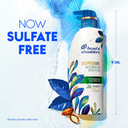 Supreme Sulfate Free Nourish & Smooth Shampoo 11.8oz by Head & Shoulders – 11.8 Fl Oz (Pack of 1)