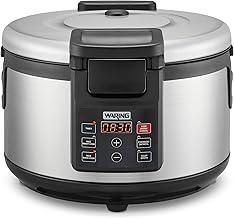 Waring Rice Cooker with 60-Cup Cooked (30-Cup Raw) Capacity