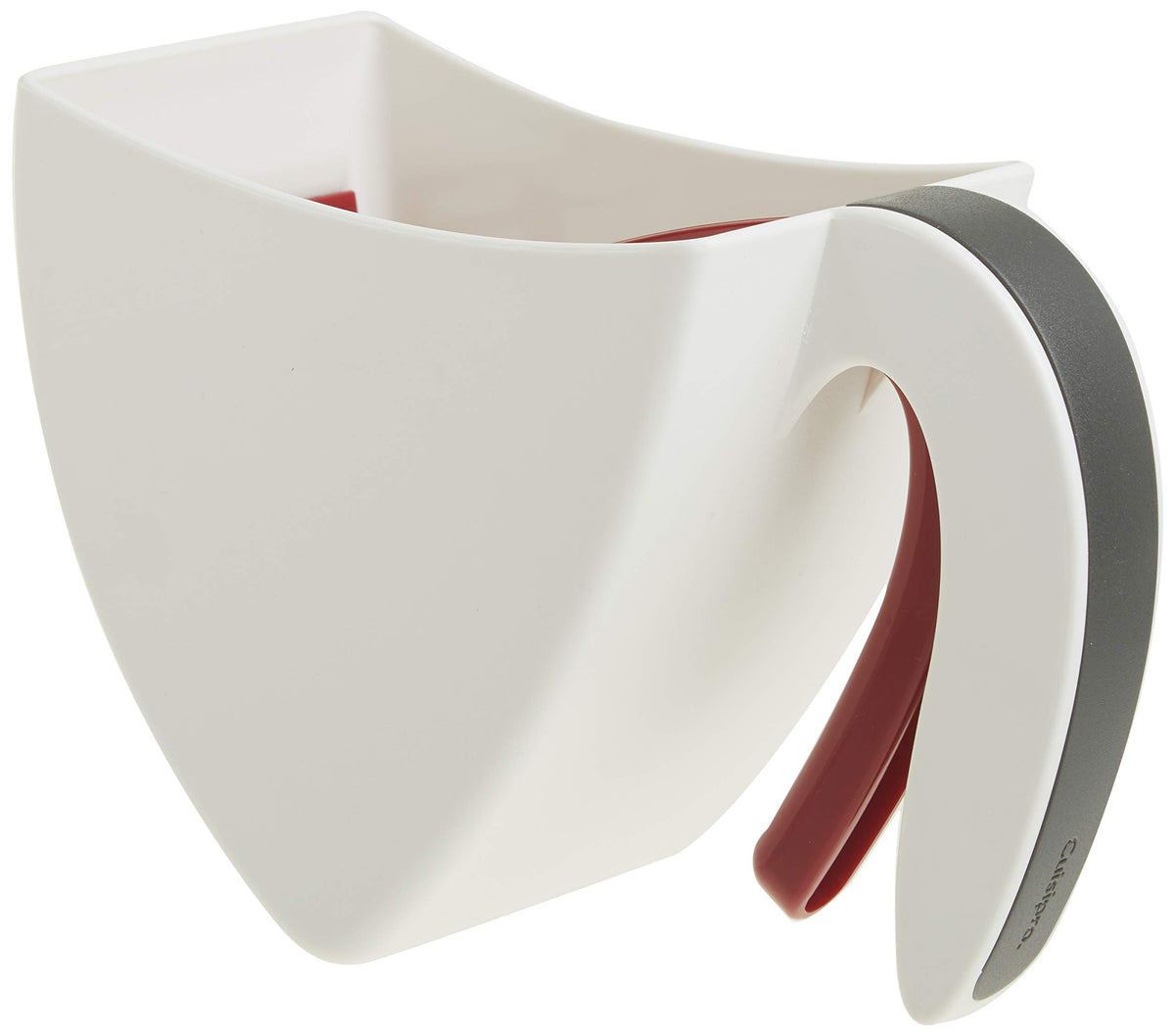 Scoop and Sift Flour Sifter by Cuisipro – Medium, 3 cups, Plastic, White, Model 1525