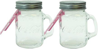 Tablecraft Coke Mason Jar Salt & Pepper Shaker Set