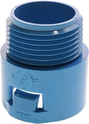 Carlon A243F ENT Non-Metallic 1-Piece Snap-In Threaded Adapter, 1-Inch, (50-Pack)