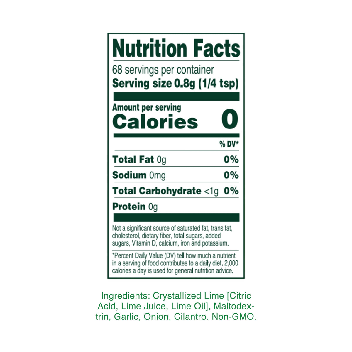 True Lime Garlic and Cilantro Spice Blend by True Citrus – 2.29 Ounce (Pack of 1)