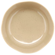 16 oz Beige Scallop Edge Melamine Soup Bowl (Set of 12) by GET – 16 ounces, Melamine, Brown, Pack of 12, Model 0163-TD