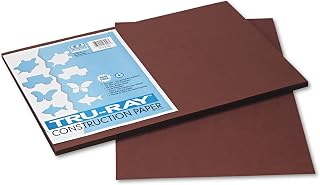 Pacon Tru-Ray Construction Paper PAPER,CONST,12X18,DKBN 55224 (Pack of20)