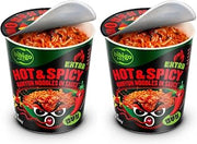 bibigo Ramyun Ramen Noodles, Hot & Spicy, 3.45 Ounce (Pack of 2)