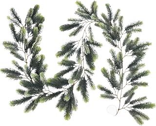 Non- Artificial Fir Garland, Style to 3 | Decorative, Christmas Greenery Garland, Realistic, Decorations, for Mantel, Staircase
