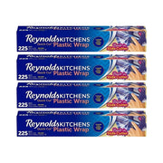 Reynolds 225 Sq Ft (Pack of 4) / 4 Plastic Wrap