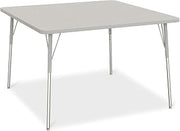 Jonti-Craft Berries 6418JCA000 Square Activity Table - 48" X 48", A-Height - Freckled Gray/Gray/Gray
