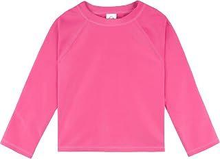 Gerber Baby & Toddler Boys & Girls UPF 50+ Long Sleeve Rashguard Swim Shirt