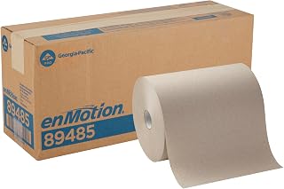 Georgia‑Pacific (by GP PRO) 10 in 800 Linear Feet Recycled Paper Towel Roll, Brown, 3‑Roll Case Paper Towel Rolls, 89485