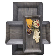 American Metalcraft Rectangular Walnut Melamine Platter - 18"L x 8 1/4"W x 1 1/2"H by AMERICAN METALCRAFT INC – Large, Melamine, Walnut, Model 704339952490