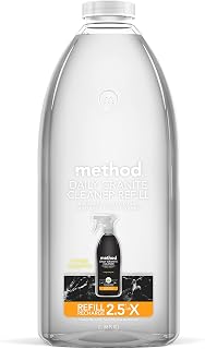 Method Daily Granite Cleaner Refill, Orange Tangerine, 68 Ounces, 1 pack, Packaging May Vary