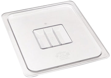 1/2 Size Solid Cover by Winco – Half Size, Polycarbonate, Clear, Model SP7200S