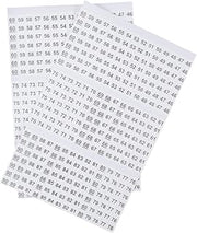 nVent GARDNER BENDER 42-030 Wire Marker Booklet, Numbers 46-90