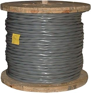Southwire 500 ft. 1-1-1-3 Gray Stranded AL SER Cable