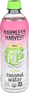 Harmless Harvest Water Coconut Pulp Organic, 16 Ounce