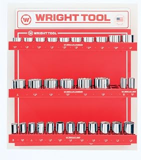 Wright Tool 30 Pc. 3/4" Dr. 12 Pt. Standard and Deep Sockets