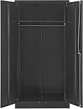 Global Industrial Wardrobe Storage Cabinet with Garment Rod, Steel