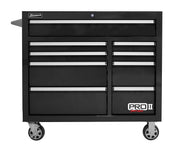 Homak Black / 41 Inch - 9-Drawer Roller Cabinet / 1 Tool Chests & Cabinets