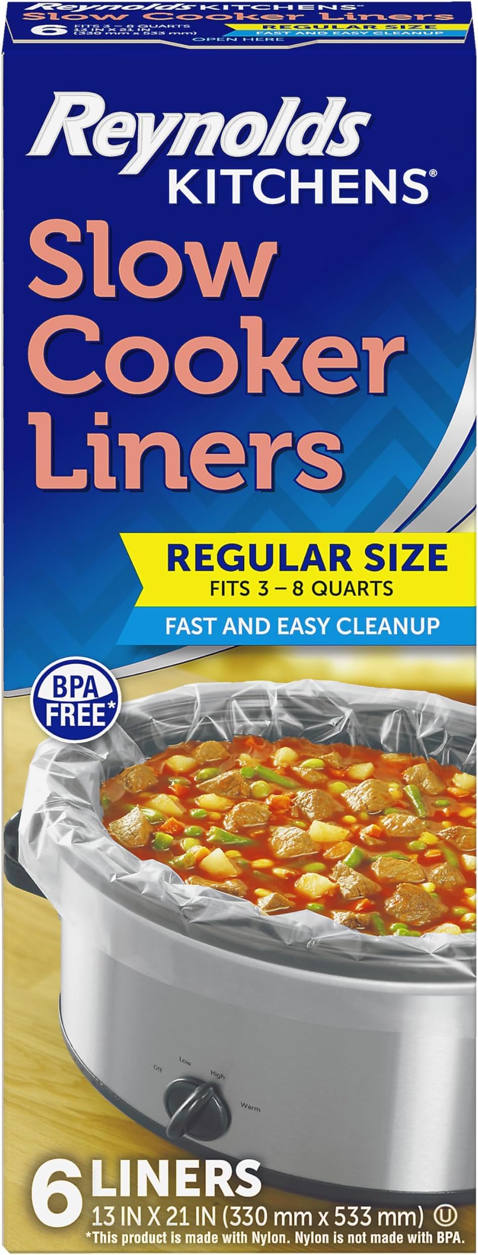 Reynolds 6 Count (Pack of 12) / clear / Regular - 6 Count Small Appliance Parts & Accessories