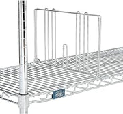 14" D X 8" H Divider for Wire Shelves by Global Industrial – 14"L x 9.8"W x 8"H, Alloy Steel, Chrome, Model AD814C