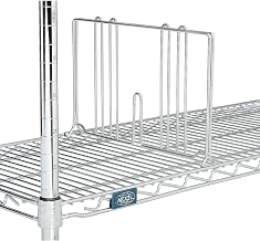 14" D X 8" H Divider for Wire Shelves by Global Industrial – 14"L x 9.8"W x 8"H, Alloy Steel, Chrome, Model AD814C