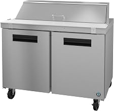 Hoshizaki Stainless Steel Two Section Sandwich Refrigerator with Drawers